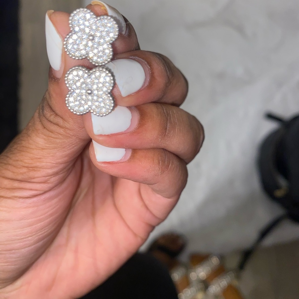Van Cleef & Arpels Silver Statement Earrings